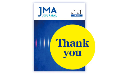 JMA Journal　査読者の皆様　ありがとうございました