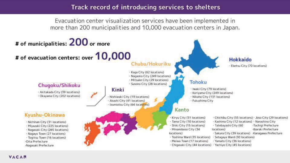 Vacan, inc.: Visualizing Facility Availability Information